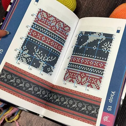 Скандинавские узоры спицами. Жаккард - фото 5