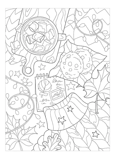 Раскраска хюгге. Добавь красок счастливым моментам - фото 12