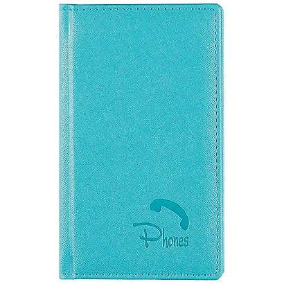 Алфавитная книга Lezar А6+, 60 листов, бирюзовая - фото 1