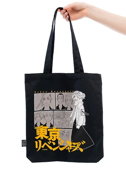 Сумка-шоппер Токийские мстители. Токийская группировка Мандзи (текстиль) - фото 3