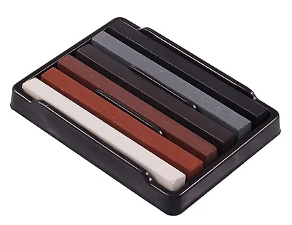 Уголь прессованный 06цв квадратное сечение, к/к, Малевичъ - фото 4