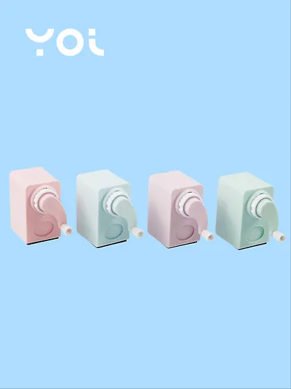 Точилка механическая «Pastel colors», пластик, Yoi, в ассортименте - фото 2