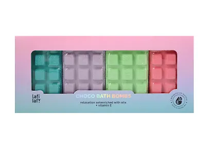 Подарочный набор бомбочек для ванны Lafilaf (градиент) (4 штуки) (680г), Lafilaf - фото 3