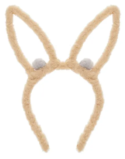 Ободок Ушки Зайчик (коричневый) (плюш) (12-03677-OB5) (Lafilaf) - фото 2