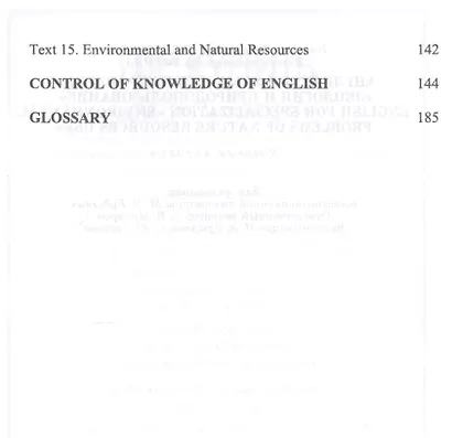Английский язык для направления Экология и природопользование. English for specialization Environ - фото 4