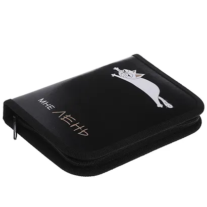 Пенал 1 отделение "Всё очень лень" 19*13 см - фото 5