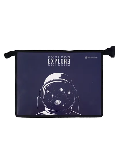 Папка для тетрадей А4 "EXPLORE" 325*230*55, комбин., молния сверху - фото 1