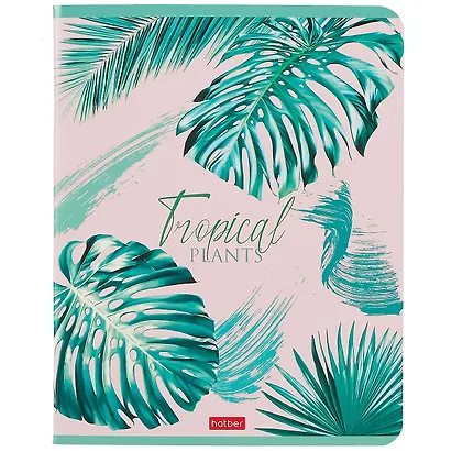 Тетрадь в клетку Hatber, "Тропические листья", 48 листов, в ассортименте - фото 5