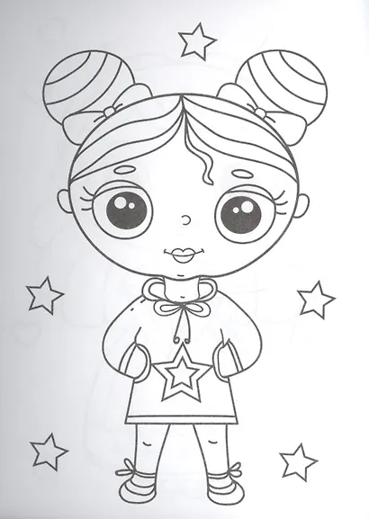 РАСКРАСКА А5 эконом. ДЕВОЧКИ - фото 2