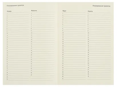 Ежедневник недатированный А5 128 листов, "Listoff Pink" - фото 4