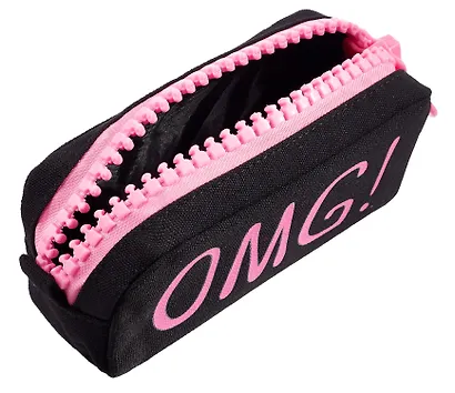 Пенал с большой молнией "OMG", 21.5 х 10.5 см - фото 4