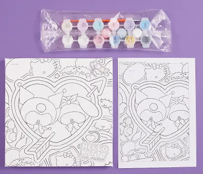 Картина по номерам Sanrio Best friends (20х20) - фото 2