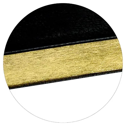 Ежедневник недат. А5 160л "Шеврет глосс" черный, мягк.переплёт, иск.кожа, подставка с бум.блоком с ПВХ-крышкой - фото 14