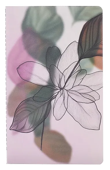 Тетрадь в клетку "Нежный цветок", 32 листа - фото 1