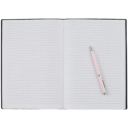 Книга для записей В5 60л лин. "Work book. No 1" иск.кожа, инт.переплет, тиснение фольгой, инд.уп. - фото 2