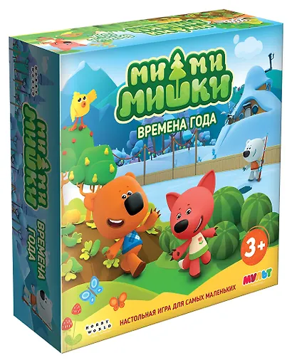 Настольная игра "Ми-ми-мишки. Времена года" - фото 1