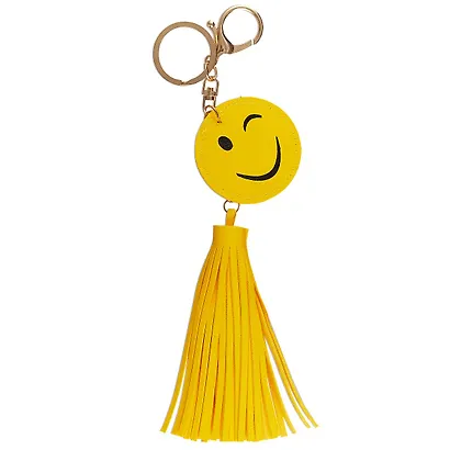 Подвеска-шарм Смайлик (кожзам) 12-11232-XK-08 - фото 1