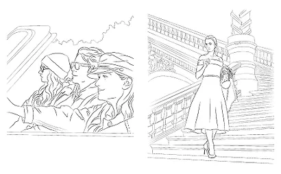 Однажды в Париже. Романтичная раскраска - фото 6