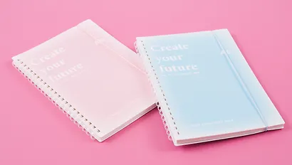 Тетрадь 70 листов в клетку "Light and Poem", резинка, в ассортименте, Yoi - фото 4