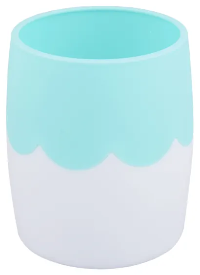 Стакан для пишущих принадлежностей двухцветный пластик, ассорти, Стамм - фото 1