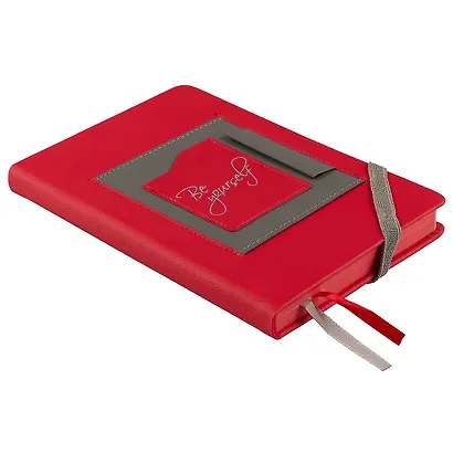 Ежедневник Escalada Be yourself, Наппа, красный, 160 листов, недатированный, А5 - фото 2