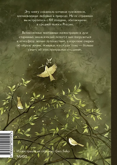 Птицы леса. Артбук - фото 2