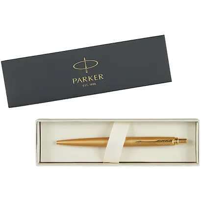 Ручка шариковая Parker, Jotter XL Monochrome 2020 Gold, подарочная синяя 1 мм - фото 2
