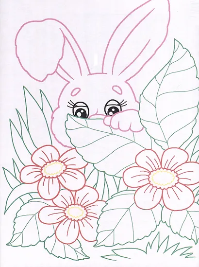 Нарядные куклы и милые пушистики. Раскраски с цветным контуром - фото 3