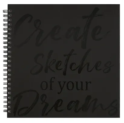 Скетчбук А5 40л "ДЕВУШКА" гребень, белый офсет - фото 2