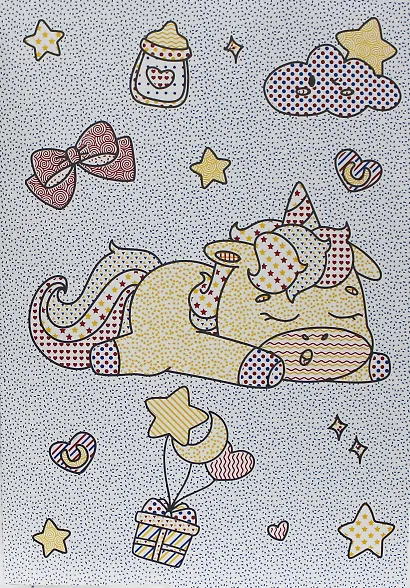 ВОДНАЯ РАСКРАСКА с кисточкой. ЕДИНОРОГИ - фото 2