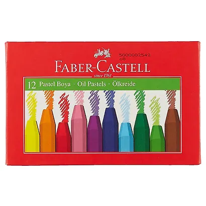 Пастель масляная Faber-Castell, 12 цветов - фото 1