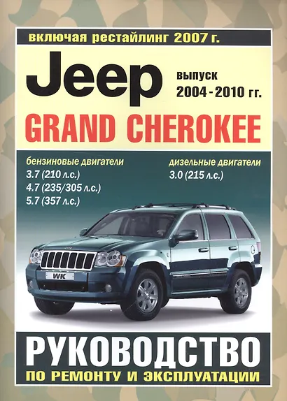 Jeep Grand Cherokee с 2004-2010 гг. рестайлинг с 2007 г. - фото 1
