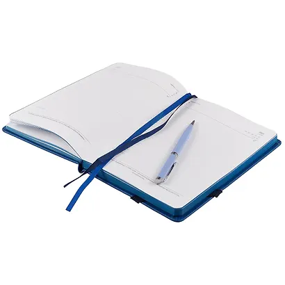 Ежедневник Escalada Be yourself, Наппа, синий, 160 листов, недатированный, А5 - фото 4