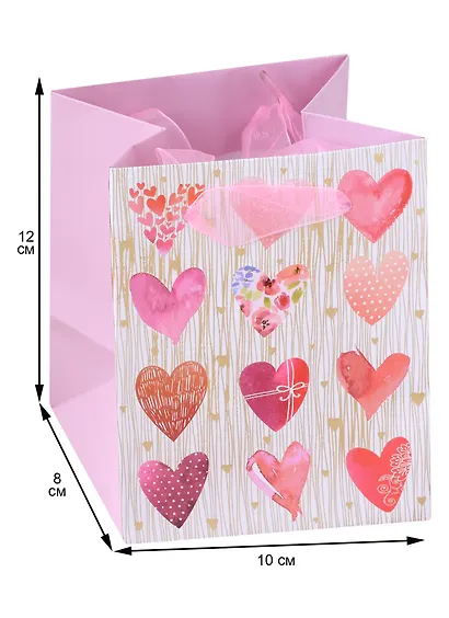 Пакет А6 14*11*6 "Счастье" жен. - фото 2