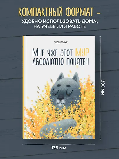 Ежедневник недат. А5 72л "Мне уже этот МУР абсолютно понятен" - фото 6