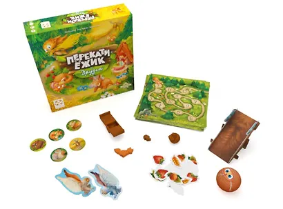 Настольная игра Перекати-ёжик и друзья - фото 2