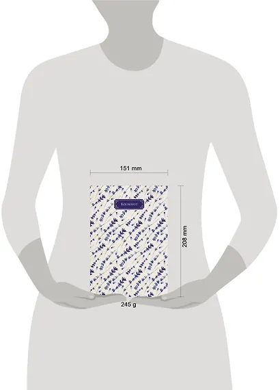 Тетрадь в твердом переплете. Лаванда. А5, 120 стр - фото 3