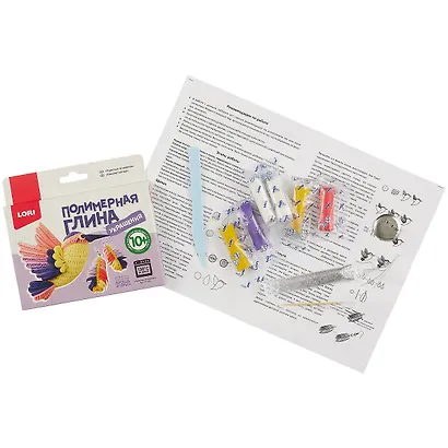 Набор для творчества LORI Полимерная глина. Украшения Чудесные мгновения - фото 2