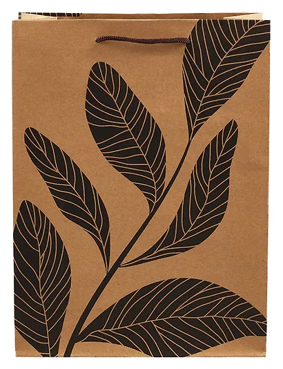 Пакет А4 32*23*9 "Ветка"крафт, женск. - фото 2