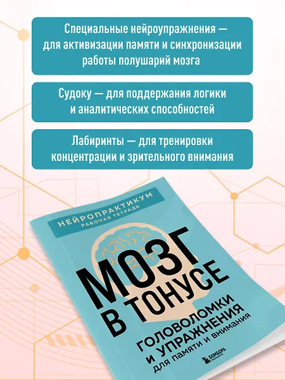 Мозг в тонусе. Головоломки и упражнения для памяти и внимания - фото 6