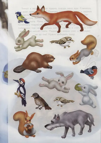 Многоразовые наклейки. Кто как зимует - фото 4