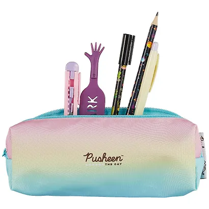 Пенал 1отд. "Pusheen" 20*6*4,5, молния - фото 4