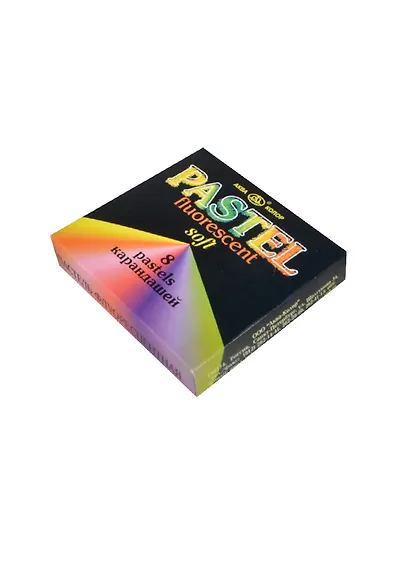 Пастель мягкая сухая 08цв флюор., Аква-Колор - фото 1