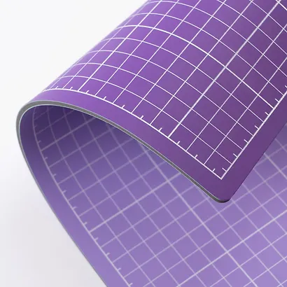 Коврик для резки А4 защитный, трехслойный, сиреневый, Малевичъ - фото 3