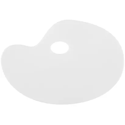 Палитра из оргстекла, белая, 24 х 35 см - фото 1