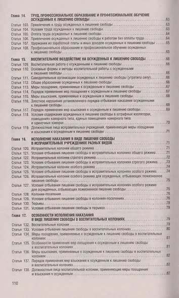 Уголовно-исполнительный кодекс РФ по состоянию на 25 апреля 2022 + с путеводителем по судебной практике и сравнительная таблица - фото 6