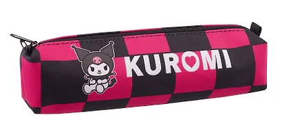 Пенал-косметичка объемный "Kuromi" клетка, полиэстер - фото 2