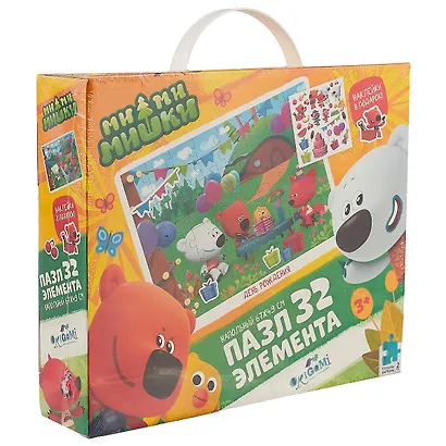 Пазл напольный 32 эл. МиМиМишки. День рождения Лисички - фото 2