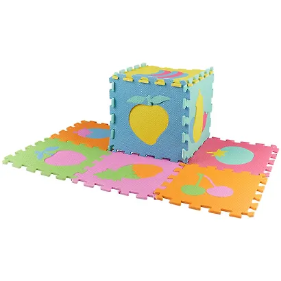 Коврик-пазл из EVA  (29х29 см) (10 листов) (фрукты) (15-01428-2) - фото 2