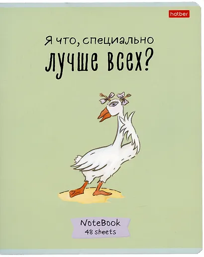 Тетради в клетку Hatber, "Гусь-веселюсь", 48 листов, 5 штук - фото 4